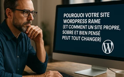 Pourquoi votre site WordPress rame (et comment un site propre, sobre et bien pensé peut tout changer)